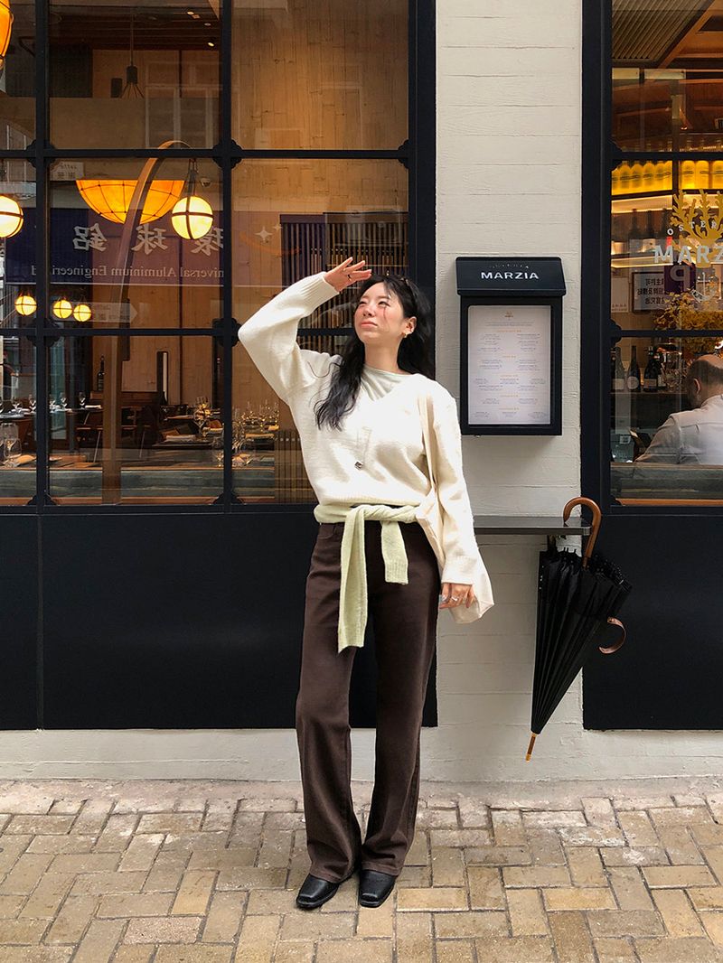 [MADE] FIFTY WOOL V-NECK KNIT