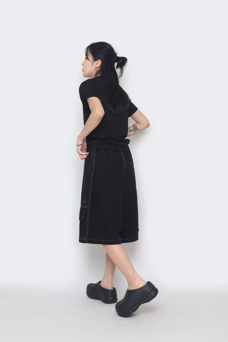 Stone Local Belt Bermuda Pants