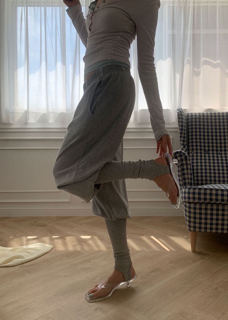 WARMER JOGGER CAPRI PANTS (2color)