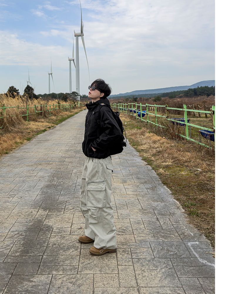 Zeka Zip Cargo Wide Pants