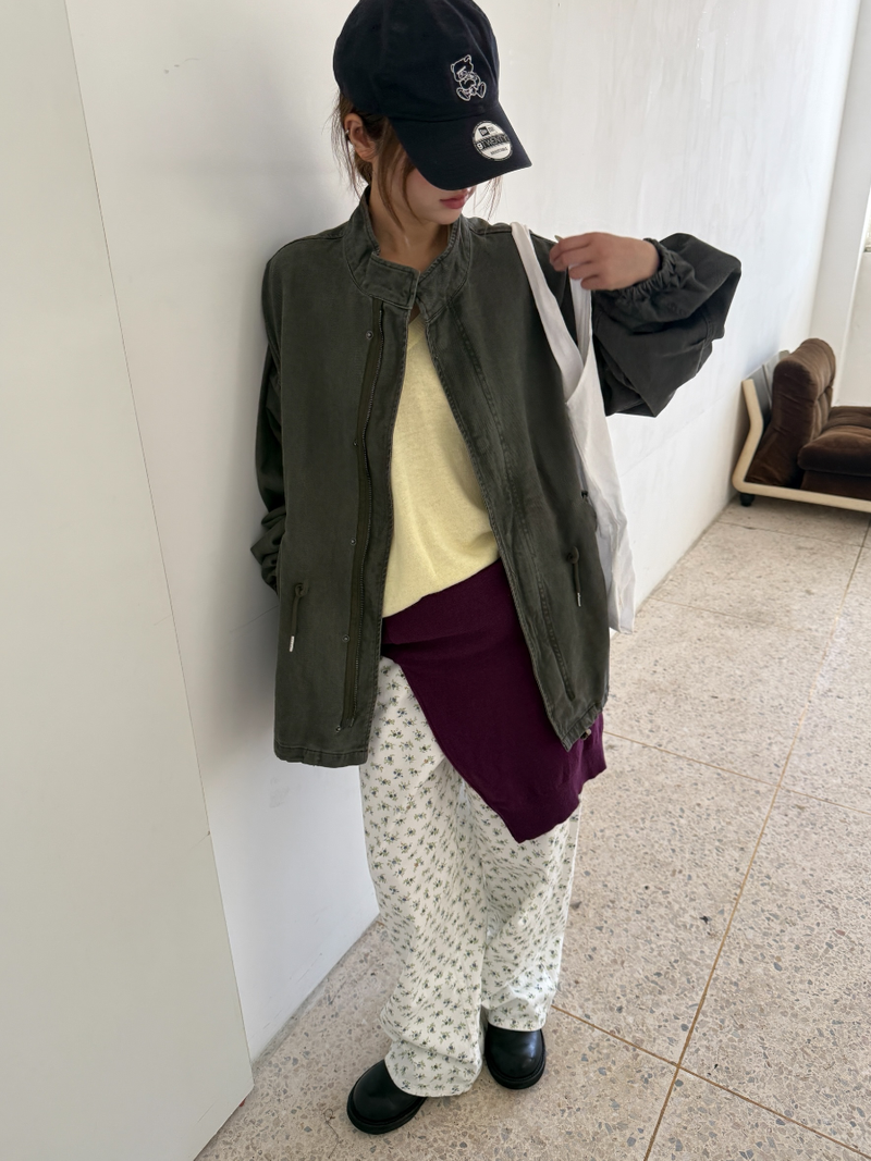 v neck loose knit top