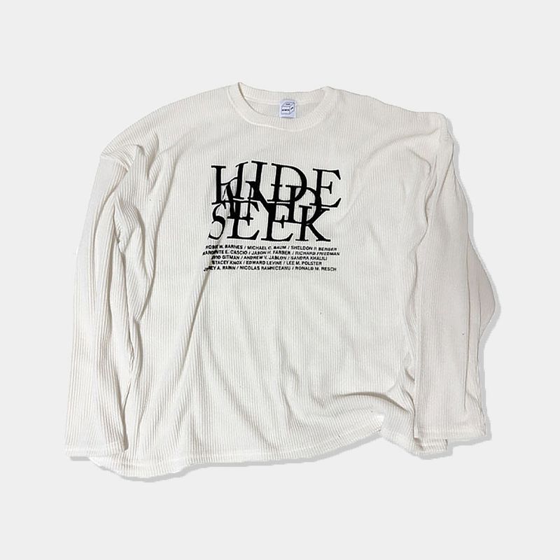 Hide Chic Oversized Knit Long Sleeve T-Shirt