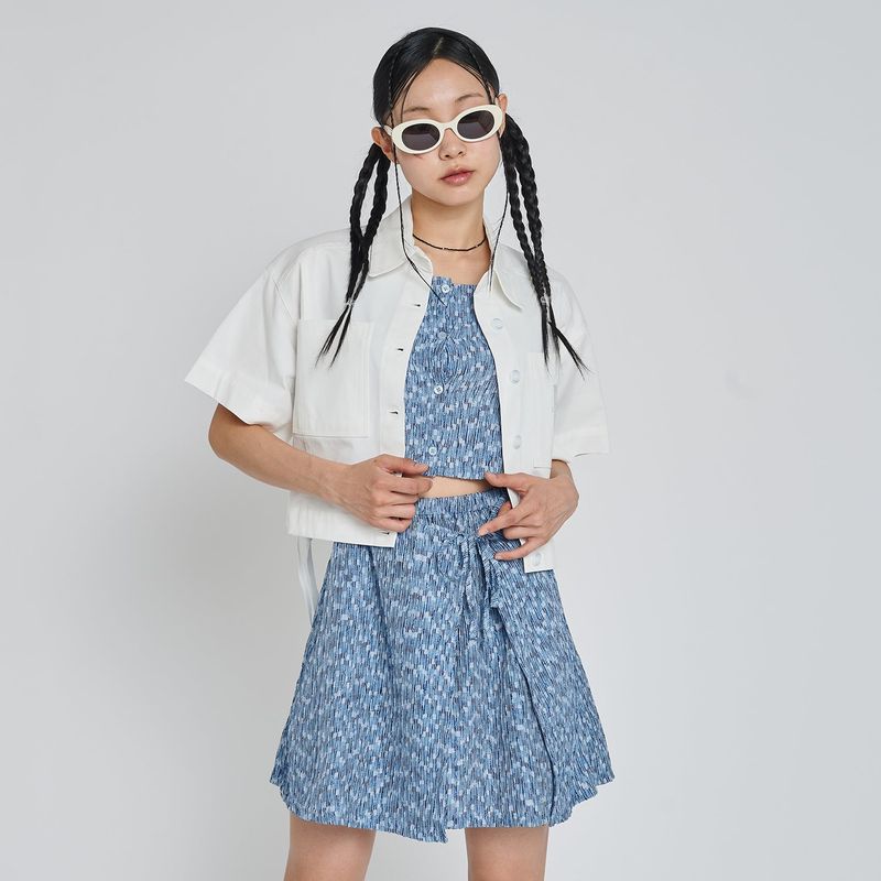 UNUSUALNORMAL（アンユージュアルノーマル）の「PIO COTTON CROP JACKET_OFF WHITE（Jackets/Outerwear）」