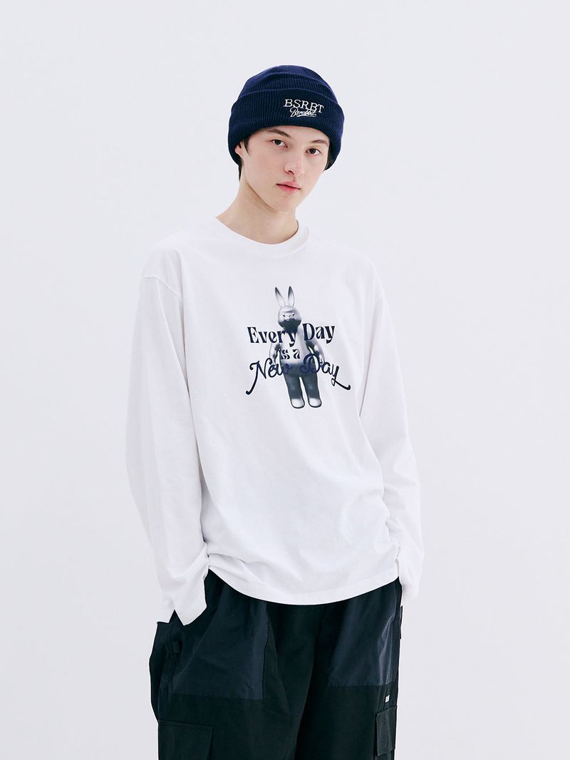 BSRABBIT(ビエスラビット)の「3D EVERY DAY RABBIT LONG SLEEVE(Tops)」