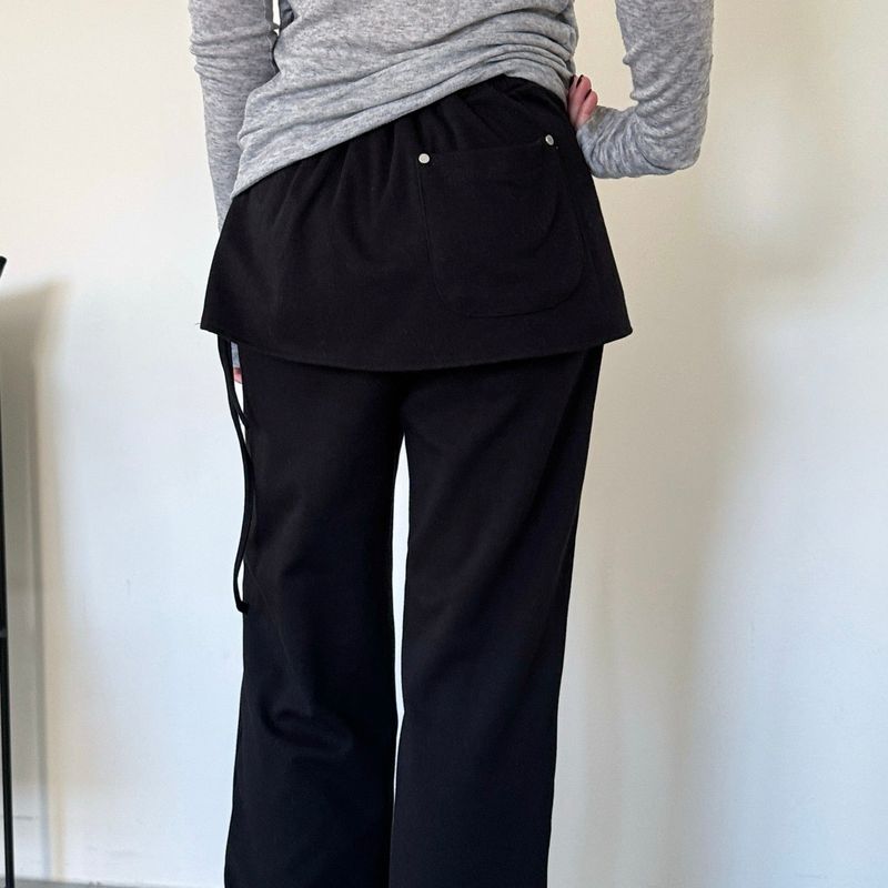Wrap Sweat Pants - 3colors