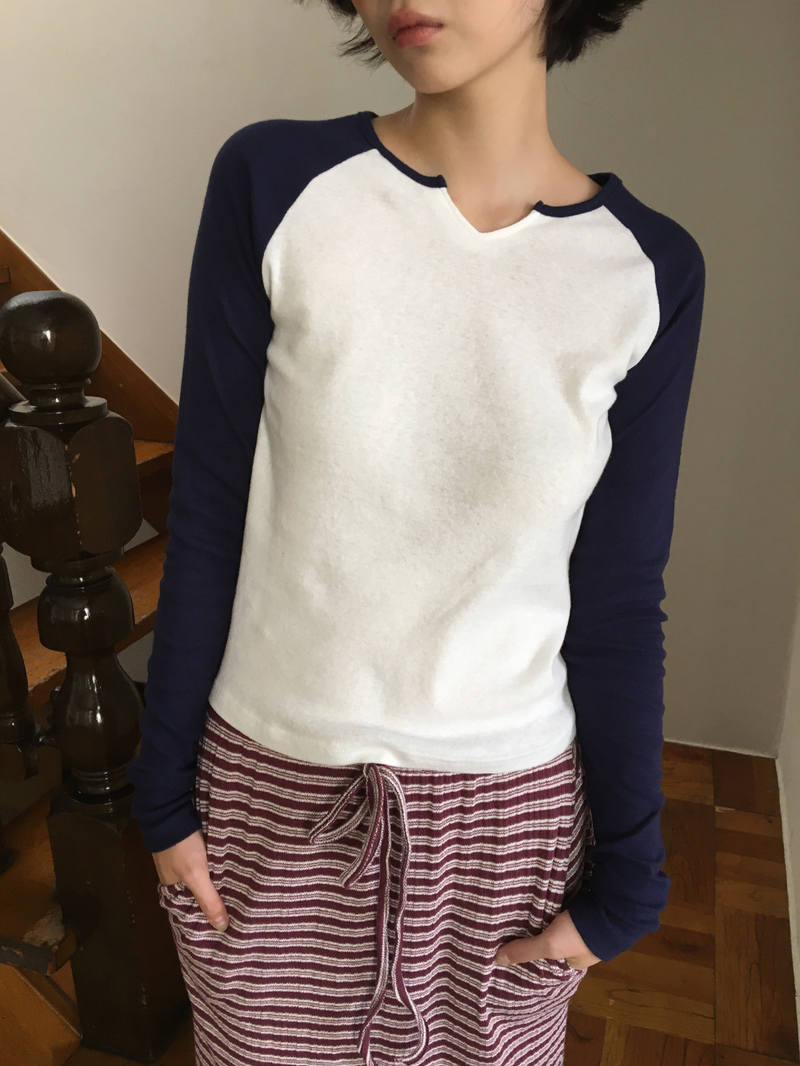 Hapu V-Raglan T-shirt (4color)