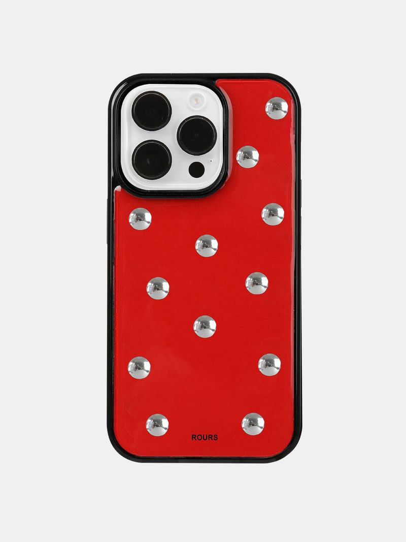 ROURS(ラウォルズ)の「tenten stud case (red)(Smartphone Accessories)」
