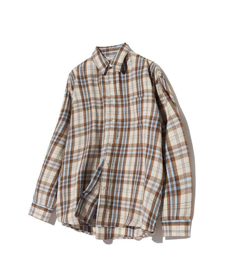 standard error(スタンダードエラー)の「87-STAN076 Breeze Overfit Pocket Long-sleeved Check Shirt(Tops)」
