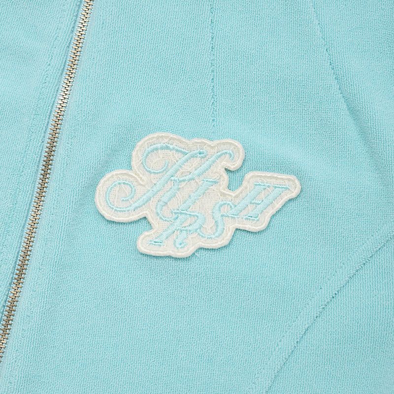 BOUQUET GIRL BIKER TERRY JACKET [ICE]