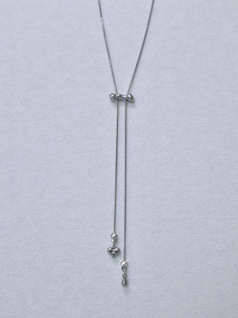 long heart light necklace