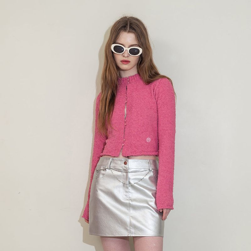 UNUSUALNORMAL（アンユージュアルノーマル）の「JANET BUTTON KNIT（Tops）」