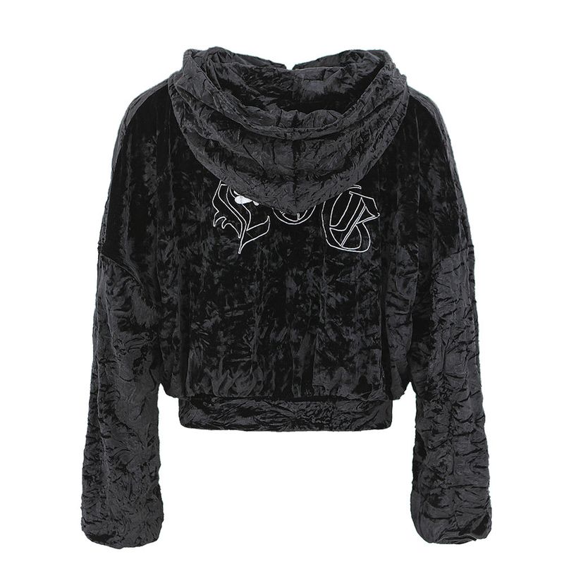 FLY HOOD JUMPER IN BLACK