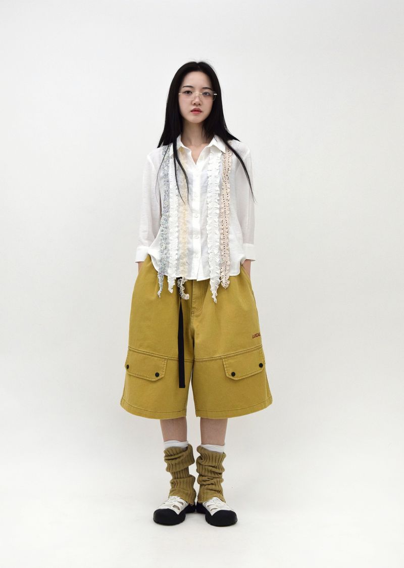 Berry Frill Blouse