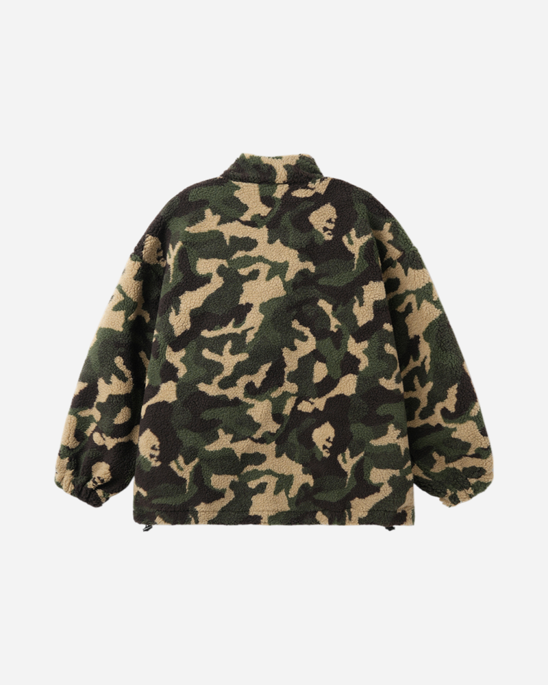 All-Day Camo Sherpa Zip-Up