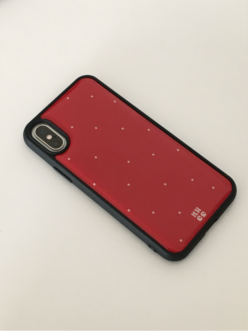 little star case (red)