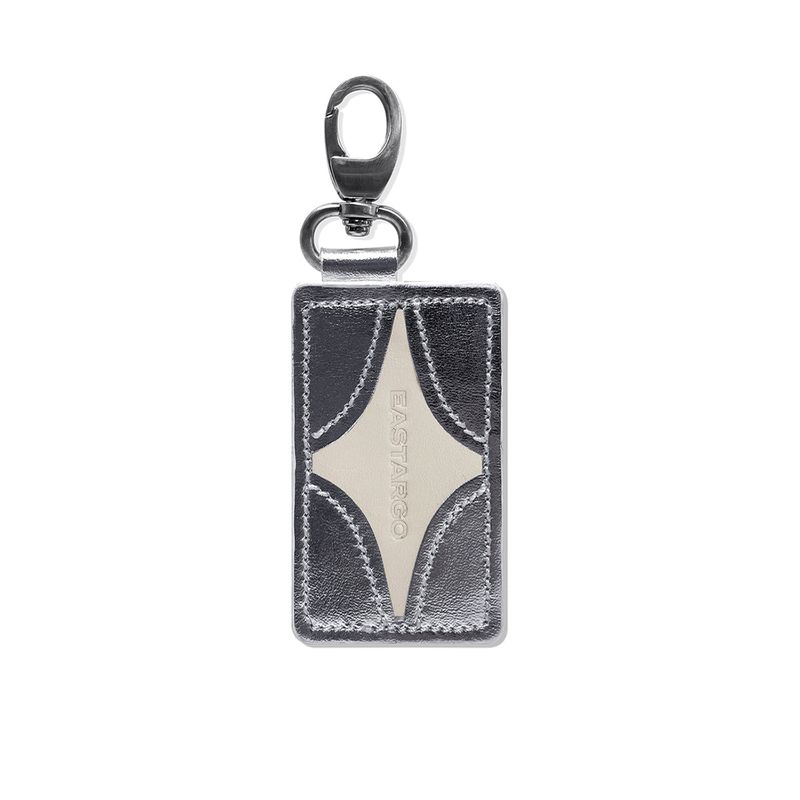 STING KEY RING (IVORY WHITE & SILVER)