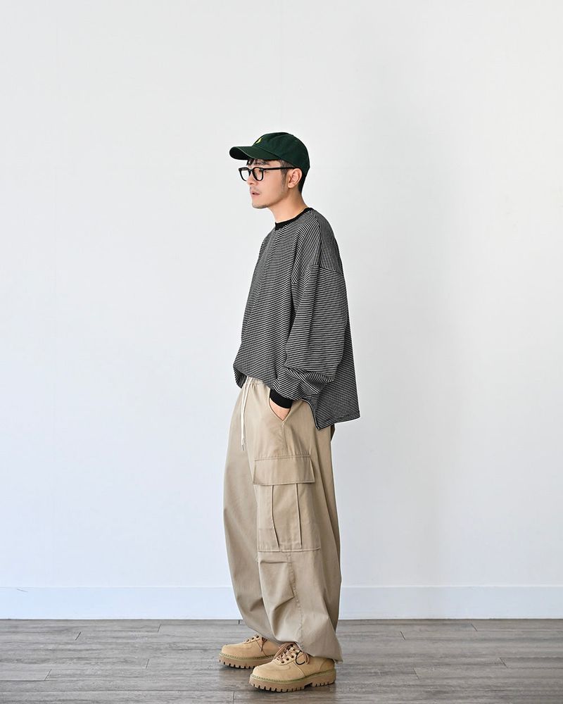 SIO WIDE CARGO PANTS BG