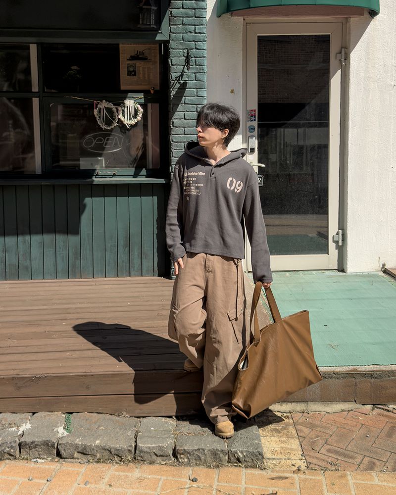 Rawden strap wide cargo pants