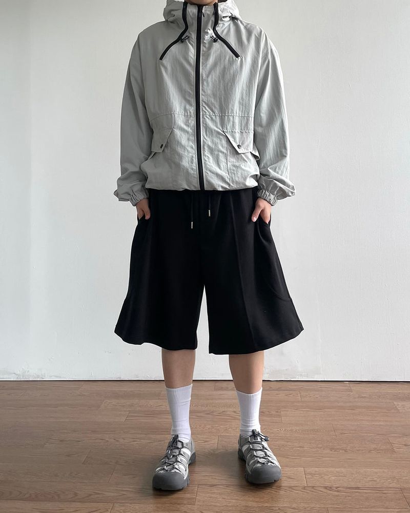 Util Zipper Hood Windbreaker