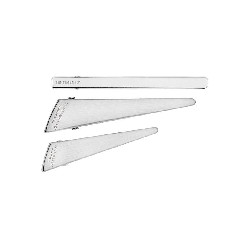 SENTIMENTS（サンティマン）の「NO.364 [SILVER] HAIR PIN 3set TRIANGLE（Hair Accessories）」