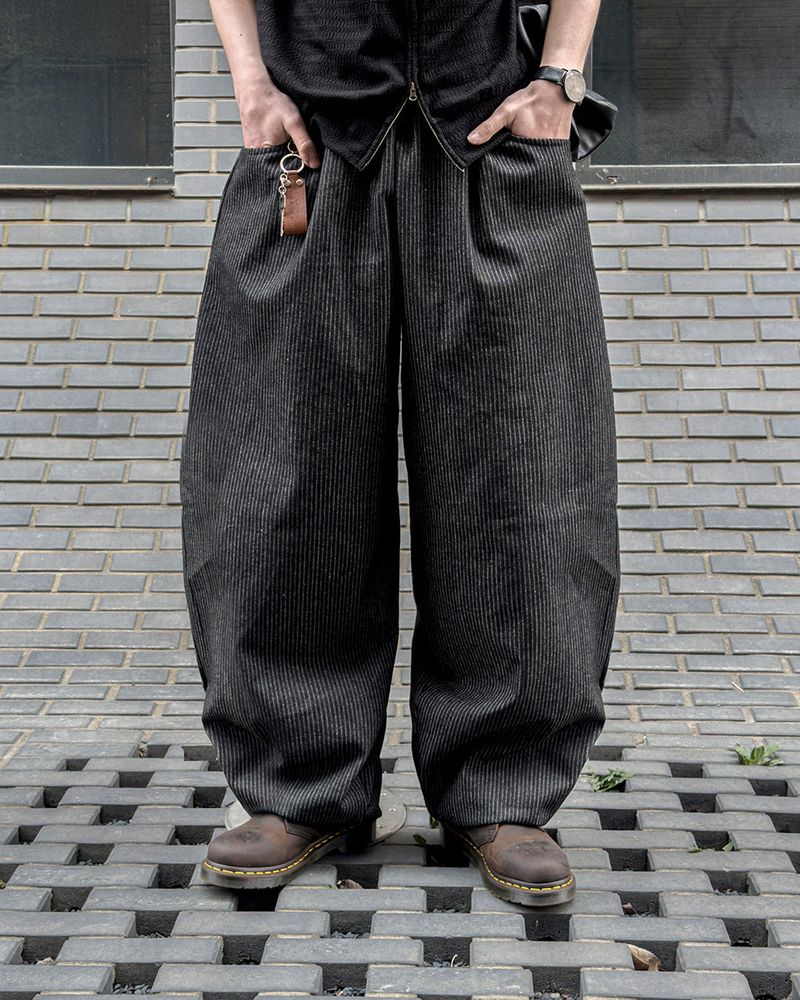 Waze Stripe Curved Denim