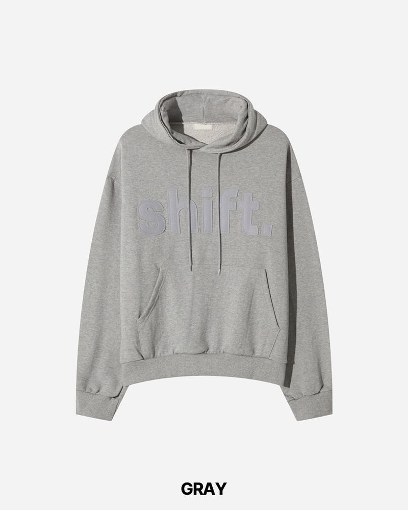 Shift patch embroidery hoodie