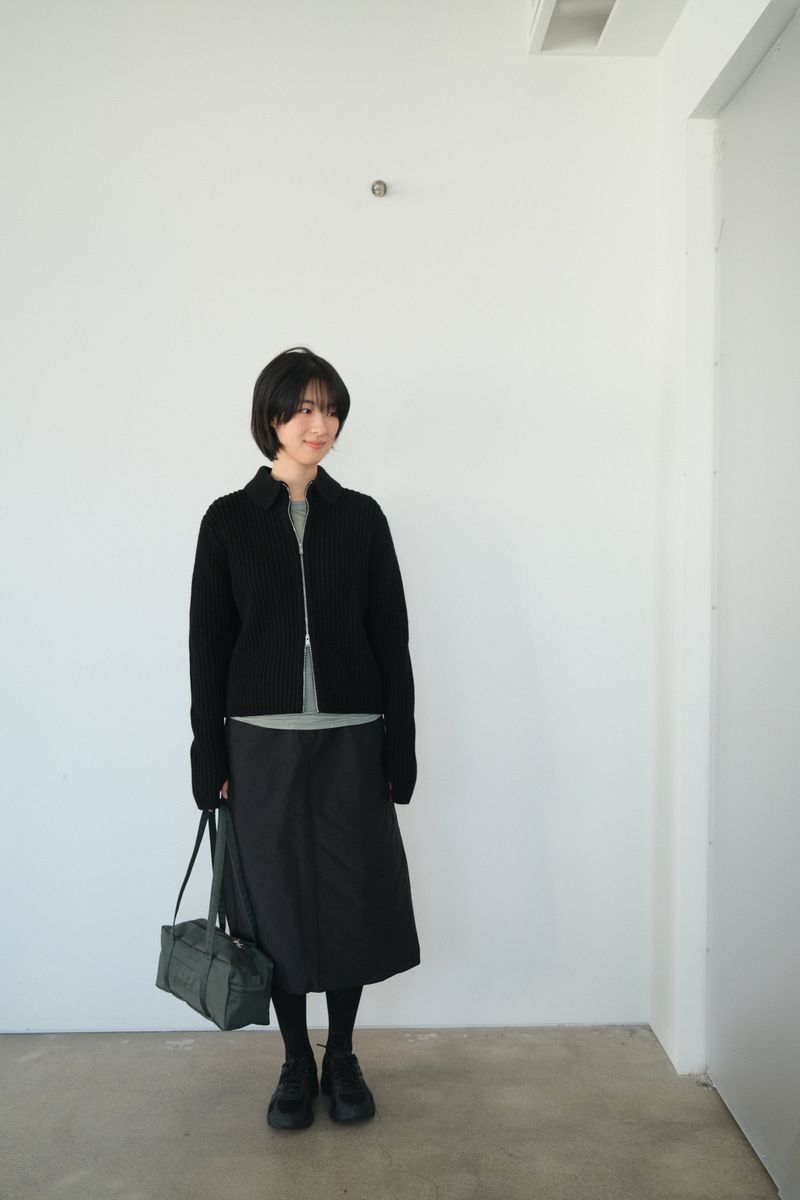 compact duffle bag (deep green)