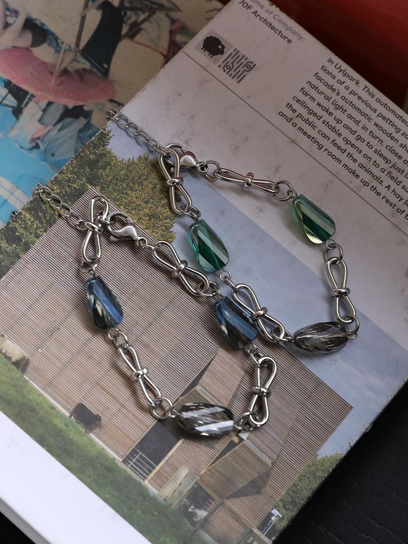 ASCLO(エジュクロ)の「ASCLO Crystal Chain Bracelet (2color)(Accessories)」