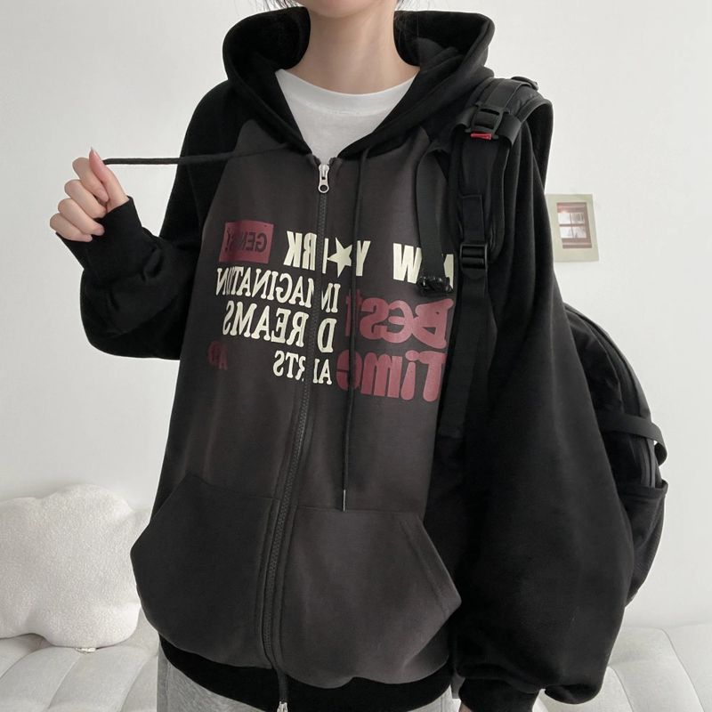 Riva Raglan Hoodie Zip-up (4 colors) H&L