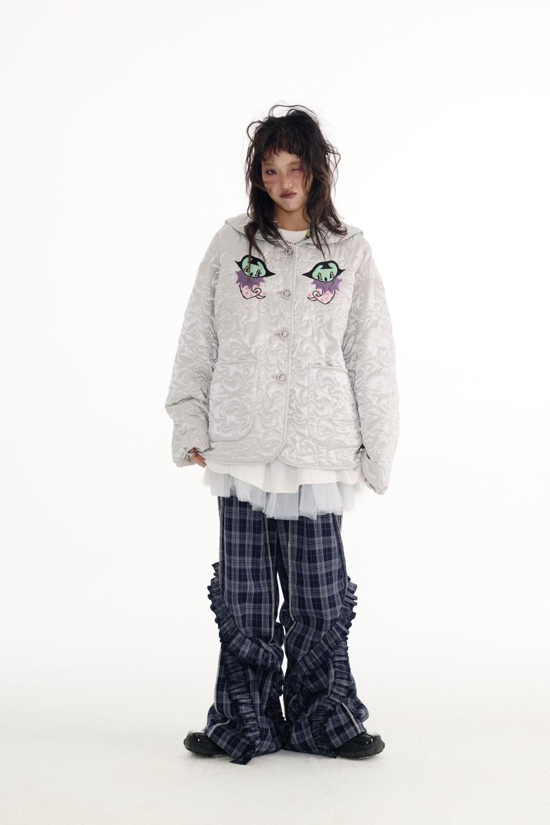 Silver embroidered jacket
