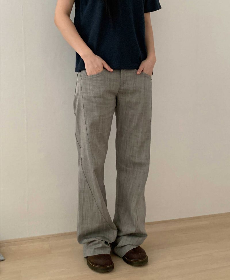 selvedge Bootcut Semi Low Denim (2 colors)