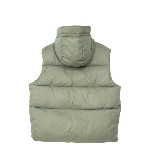 Detachable Hood Angle Pocket Padded Vest