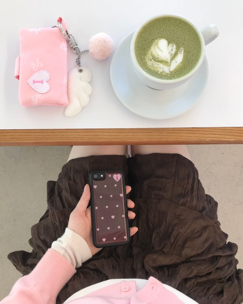 dot epoxy case - choco strawberry