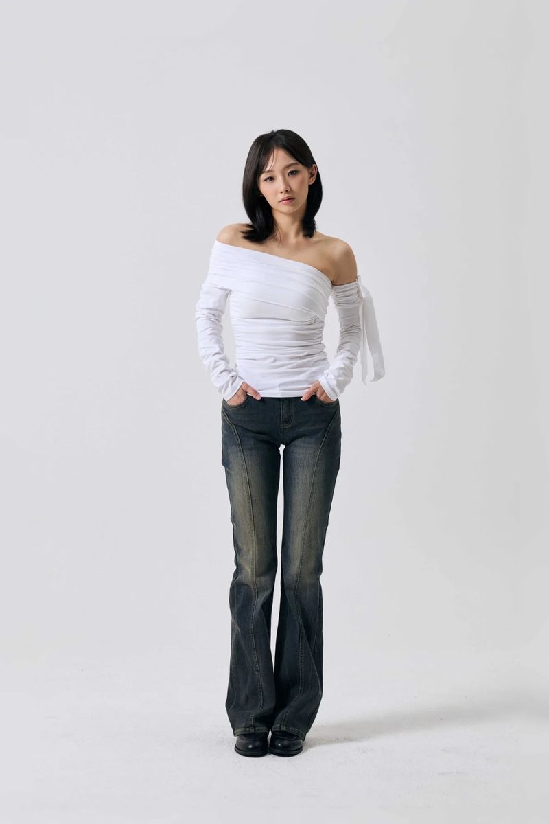 ELLA BOOTCUT DENIM PANTS / BLUE