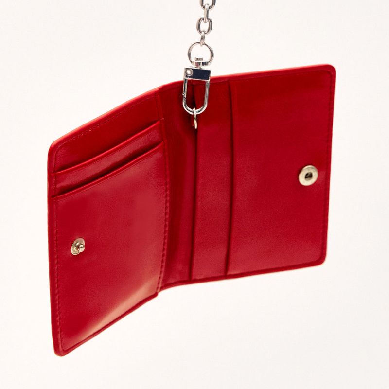 Key Chain Puffer Card Wallet