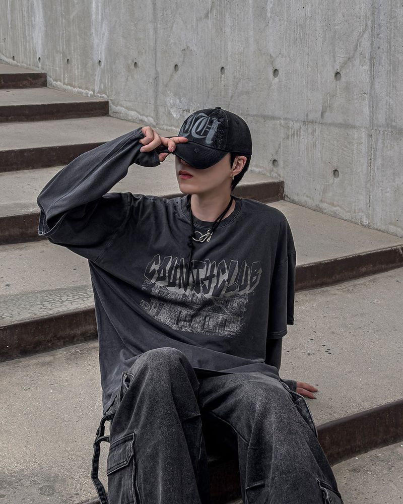 County Layered Long Sleeve T-shirt