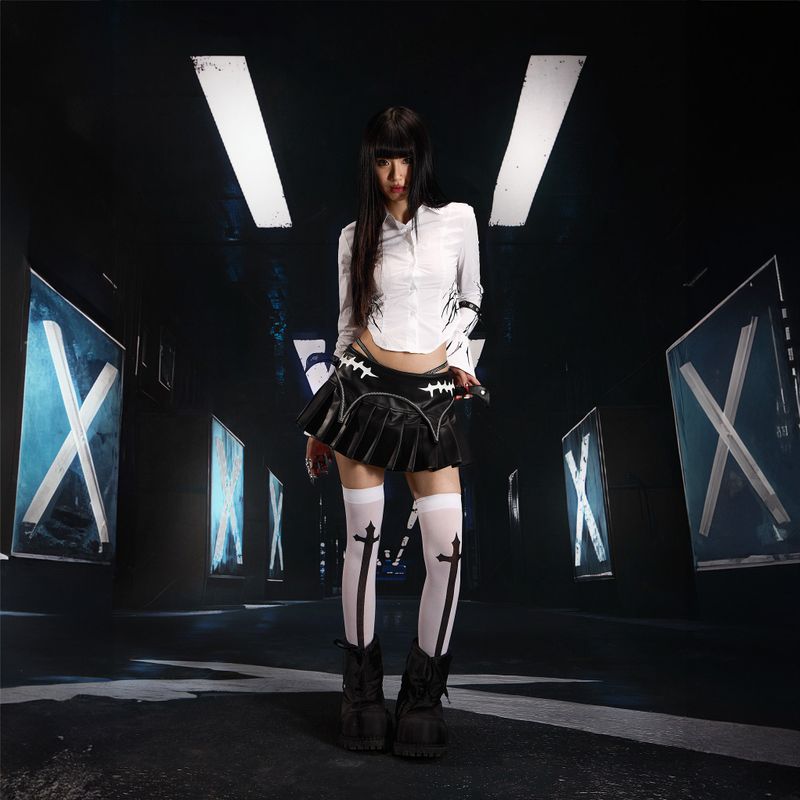 SEXXDEVIL Little Devil Leather Skirt
