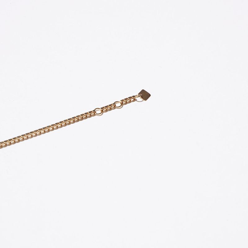 Rectangle UFO Onyx Bracelet (Gold)