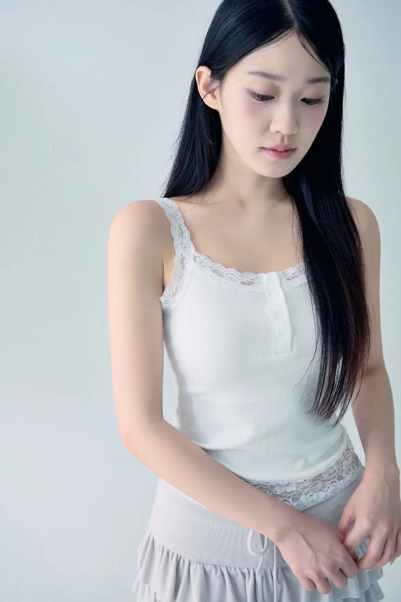 Echo skirt (Milk tea)
