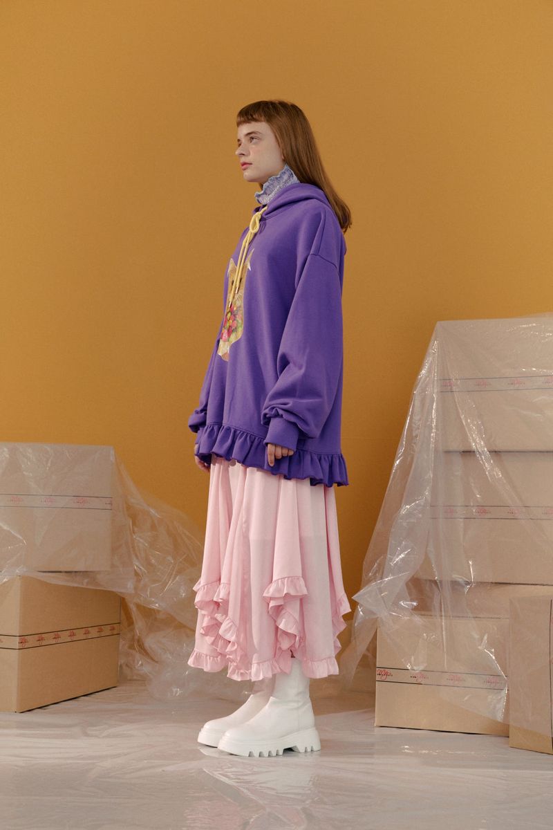 Flowers kitty Hoody