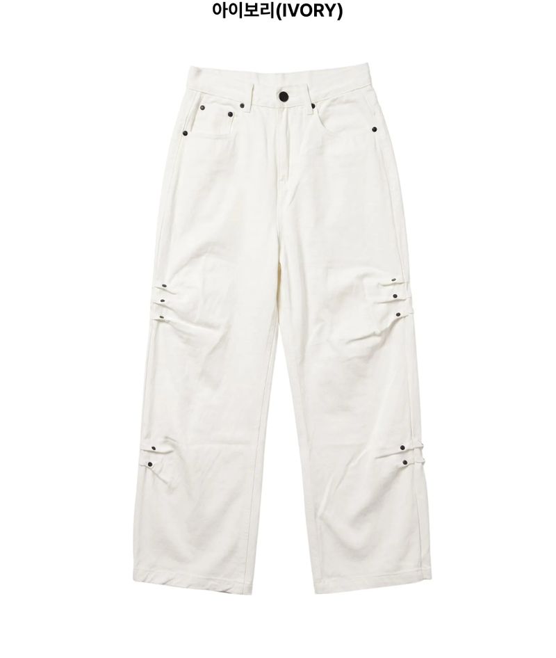 Keulli Shirring Flare Pants