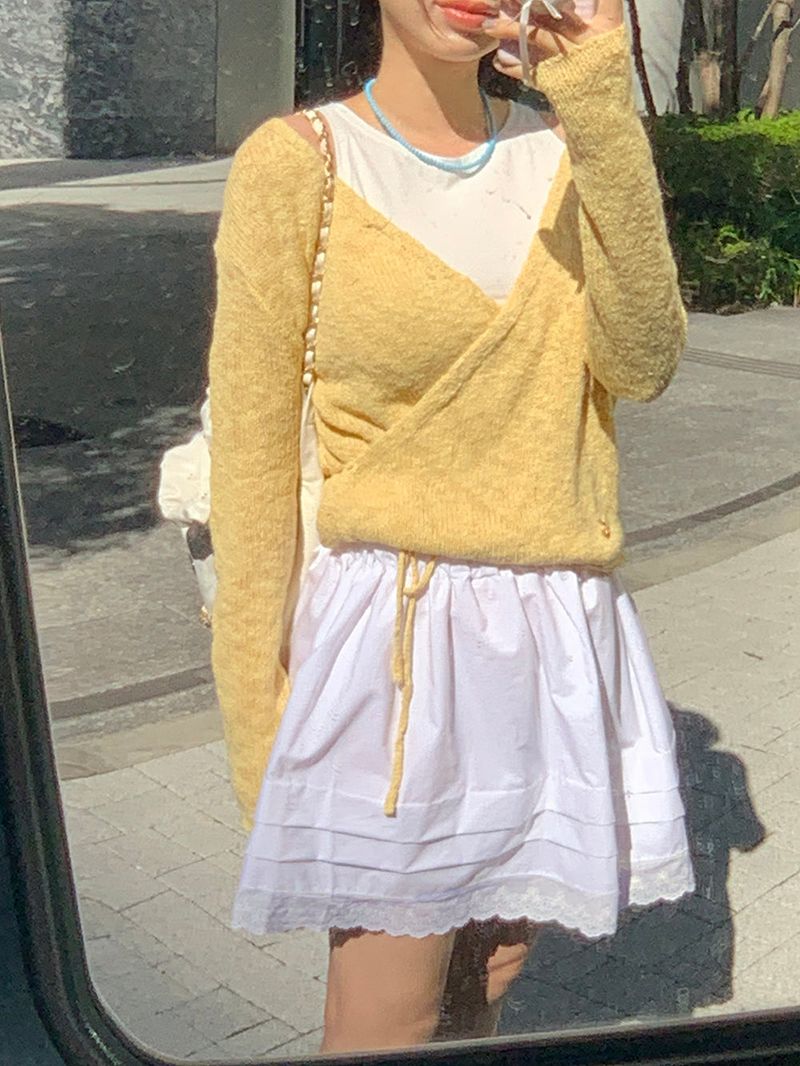[MADE] Epo Lace Mini Skirt