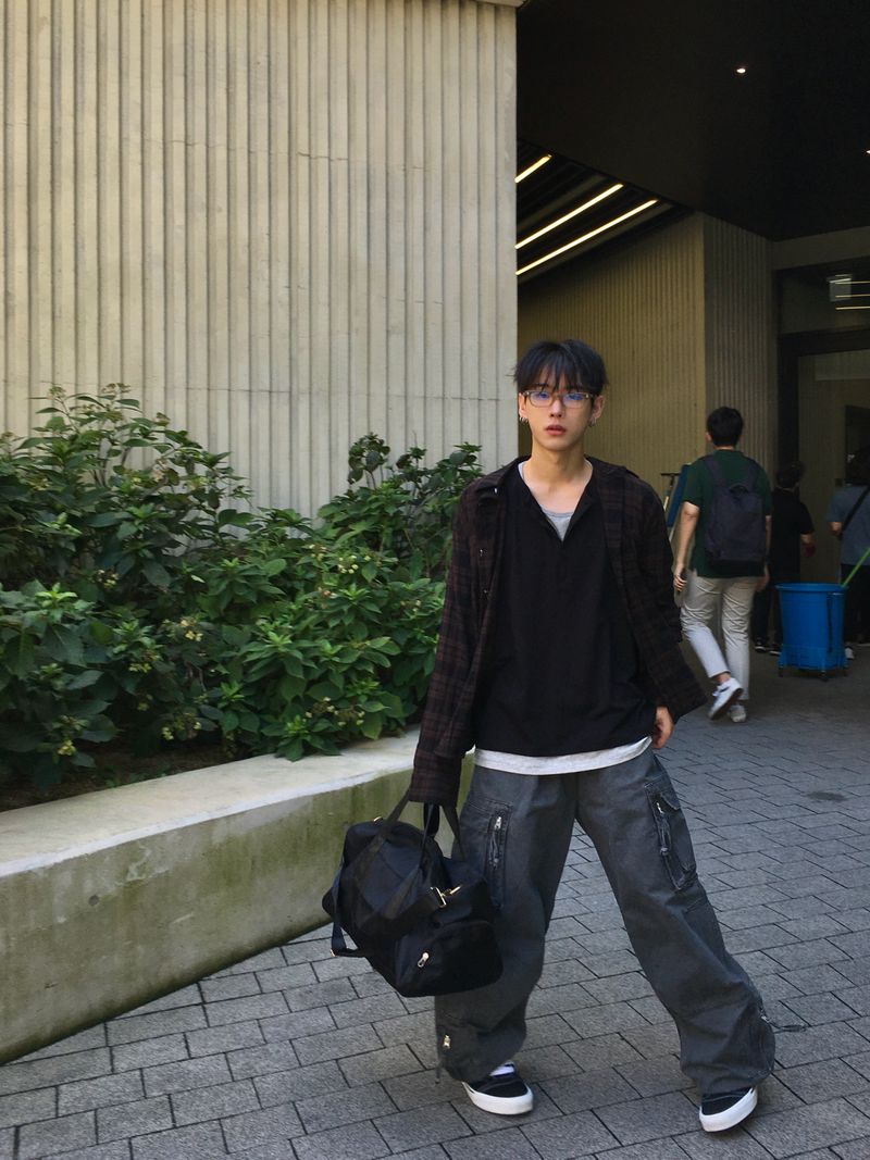 Moil Grunge Check Shirt 3C