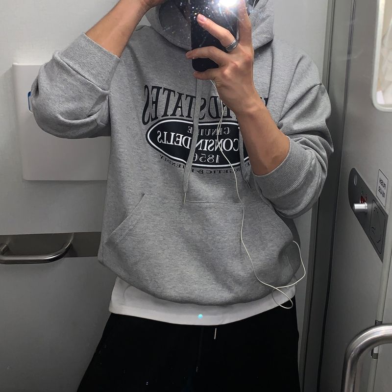 Look Grace United Graphic Oversized Hoodie