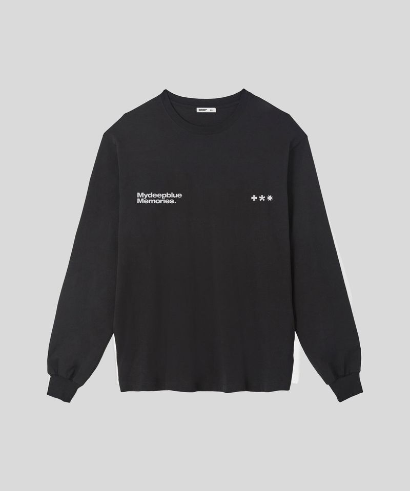 MM SYMBOL LOGO LONG SLEEVE T(BLACK)