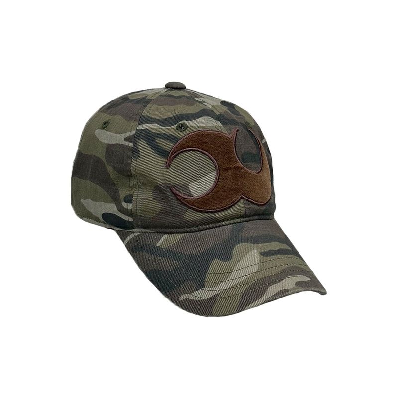 BASIC LOGO WASHED BALL CAP (CAMO KHAKI)