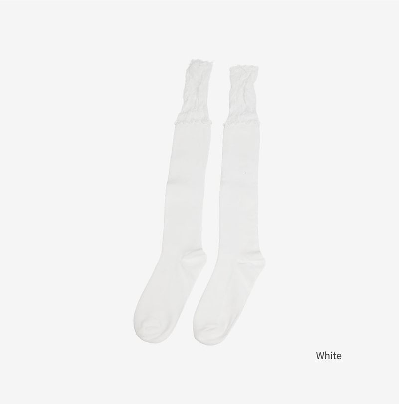 Roon Half Lace Knee Socks