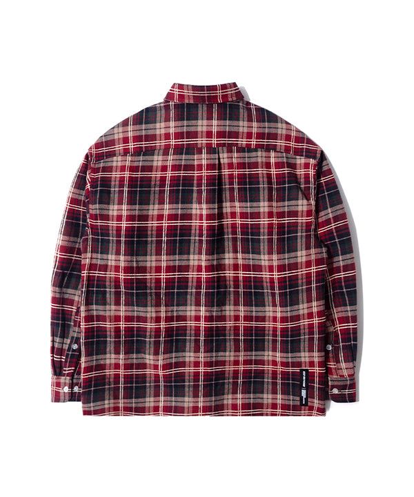 LB Rustic Core Flannel Check Shirt (Red)