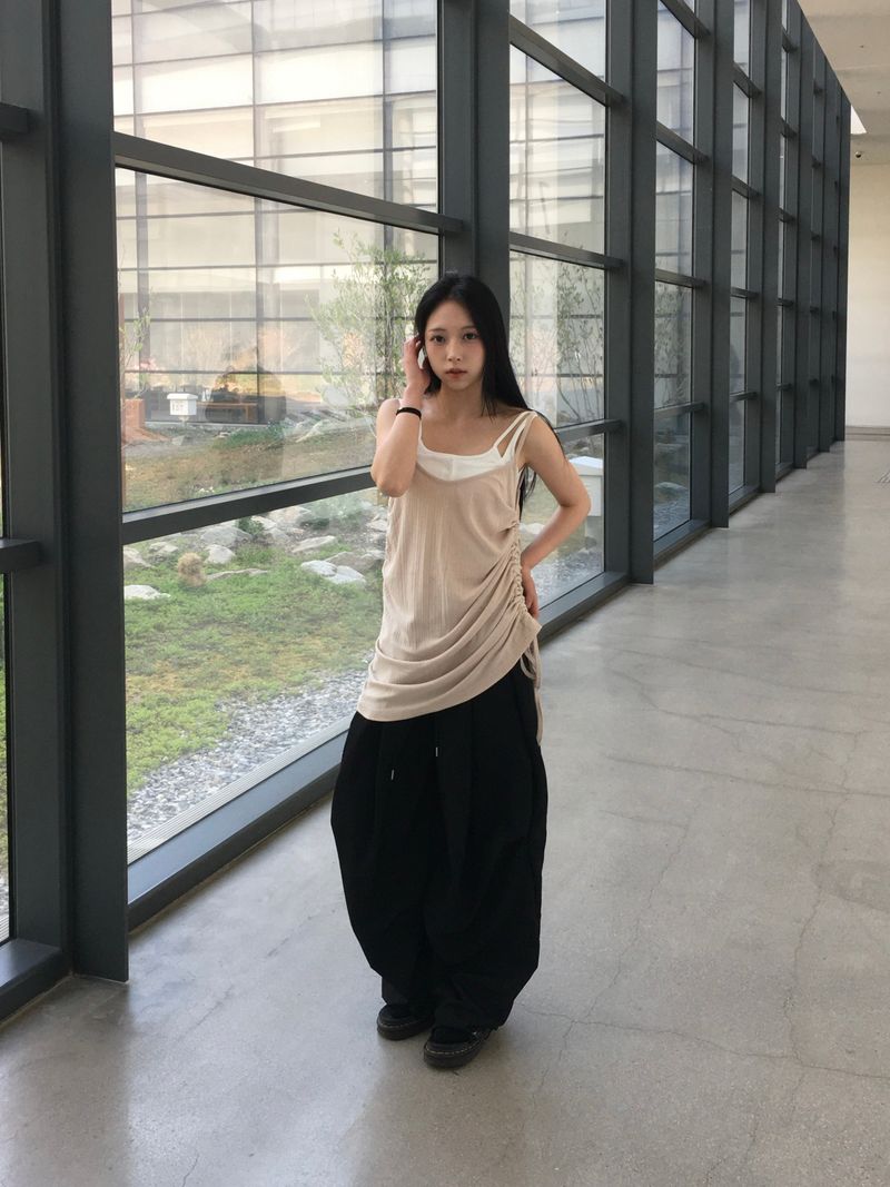 Ronnie Layered Button Top Sleeveless (3c)