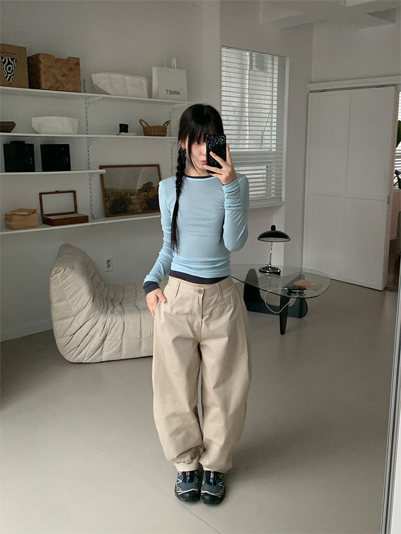 TENCEL LAYERED LONG SLEEVE (11C)